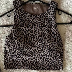 Aerie extra small cheetah print yoga outfit